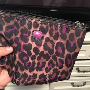 Coach makeup bag